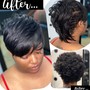 Shampoo & Style For Short Relaxed Hair