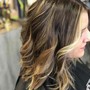 Balayage , hand painted highlights