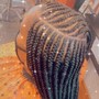 Small knotless braids