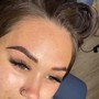 Microblading with manual shading touchup