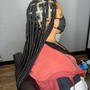 Stitch braids w/body wave hair (extra if I provide the hair)