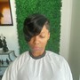 Pixie cut w/ relaxer (Deposit)