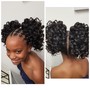 Natural Twist Out or Flat Twist