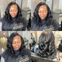 Shampoo and blow out for braids