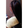 Extended weave ponytail