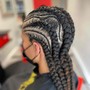 Beads added to braids