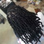 Faux locs up to waist length