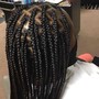 Natural box braids