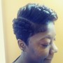 natural hair press