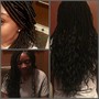 Small and medium knotless touch up