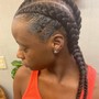 Wig braid down