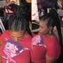 Medium knotless/ box Braids