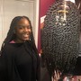 Women’s Natural hair Cornrows