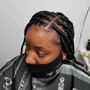 Jumbo knotless Box Braids