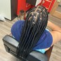 Box braids no hair