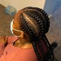 Med (StraightBacks)Cornrows min 12