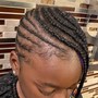 Kids Medium  Knotless Braids