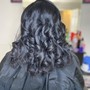 Natural Hair Blowdry and Trim