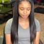 Half up/ Half Down Sew In