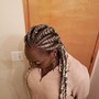 Cornrows ( Natural hair straight back cornrow no added hair)