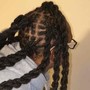 Long butterfly locs