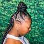 2 Feed In Braids w/ bundles