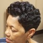 Partial Relaxer w/ shampoo and style