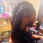 Braids on  natural hair