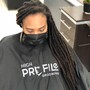 Full head Long 1x Loc Maintenance