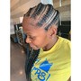 Feed in braids | Ponytail