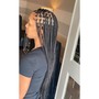 Box braids | knotless medium RETOUCH perimeter