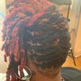 Shoulder length /wash/ retwist /no style