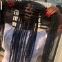 Medium knotless braids