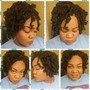 Natural Style Updo /hair added