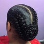 Natural Style Updo /hair added