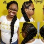 5 feed in braids