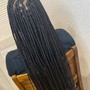 Large knotless goddess Braids