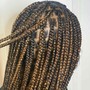 Goddess/bohemian  Braids waist length (medium)