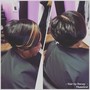 Partial Weave ponytail