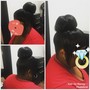 Partial Weave ponytail