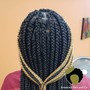 20" bra length Knotless braids