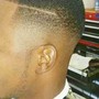 Haircut w/beard trim razor line up