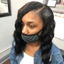 Silk Press on Natural Hair