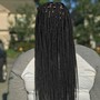 LONGER THAN WAIST LENGTH Knotless Box Braids