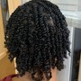 Natural Hair Comb coils ( short hair)