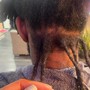 Mid back 2 strand retwist