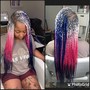 2 Feed-in stitch Cornrows only