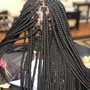 Med Knotless Braids