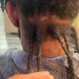 Mid back retwist and style