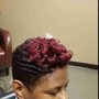 Partial Relaxer w/ shampoo and style